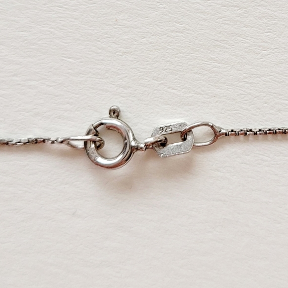 Silver hearts necklace - Picture 3 of 4